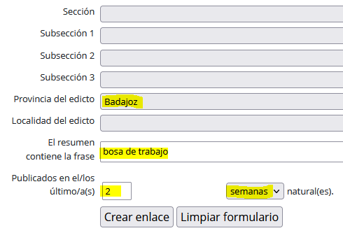 Ejemplo - cumplimentar formulario